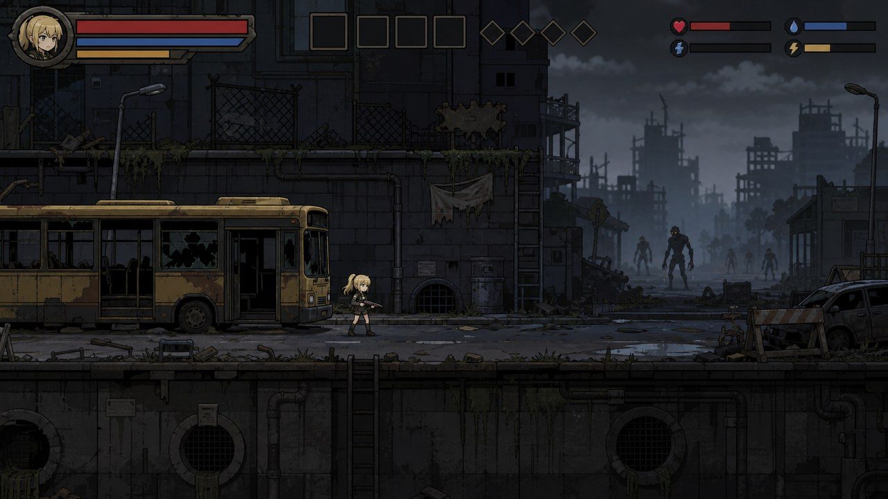 寄生都市 横版动作 资料图 8